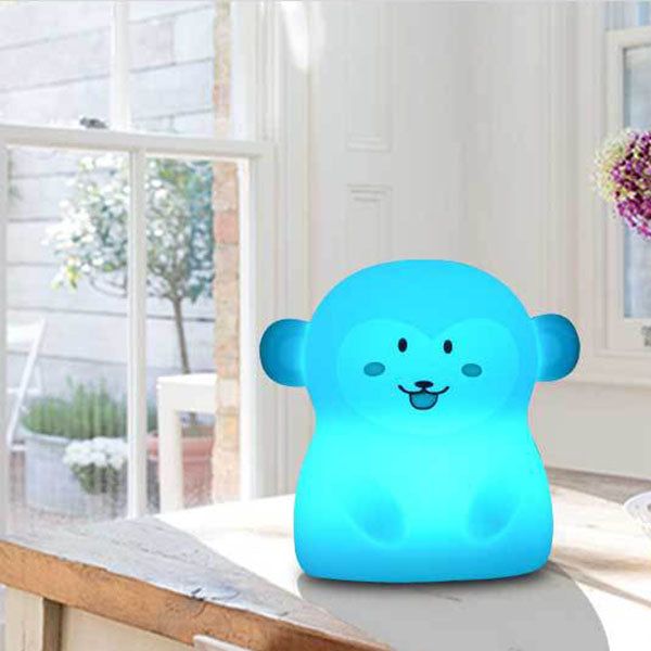 Creative Monkey Silicone Charging Pat  LED Night Light Table Lamp Cuvalon