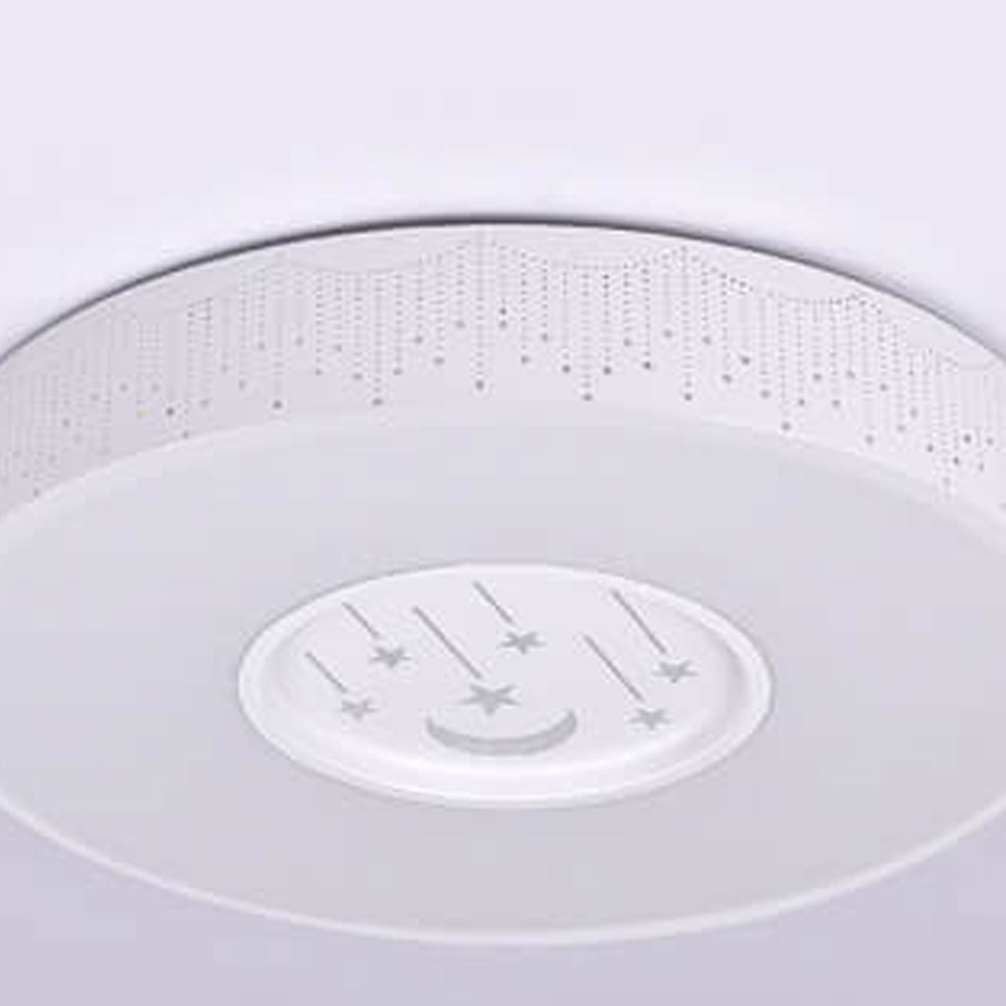 Modern Minimalist Starry Sky Round Children's LED Flush Mount Ceiling Light Cuvalon