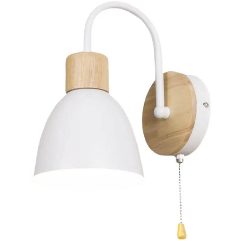 Nordic Macaron 1-Light Zipper Switch Wall Light Cuvalon