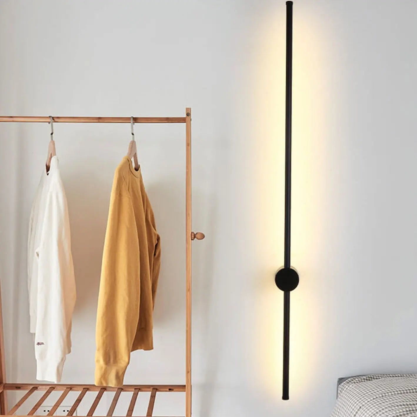 Minimalist Strip Aluminum LED Wall Sconce Lamp Cuvalon
