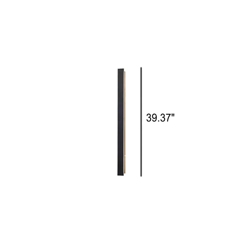 Retro Outdoor Rectangular Strip Waterproof LED Wall Sconce Lamp Cuvalon
