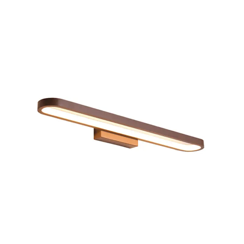 European Minimalist Circular Aluminum Vanity Light LED Mirror Front Wall Sconce Lamp Cuvalon