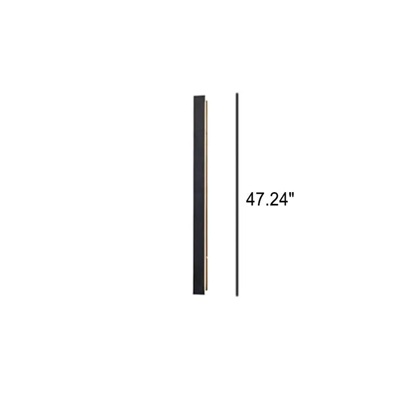 Retro Outdoor Rectangular Strip Waterproof LED Wall Sconce Lamp Cuvalon