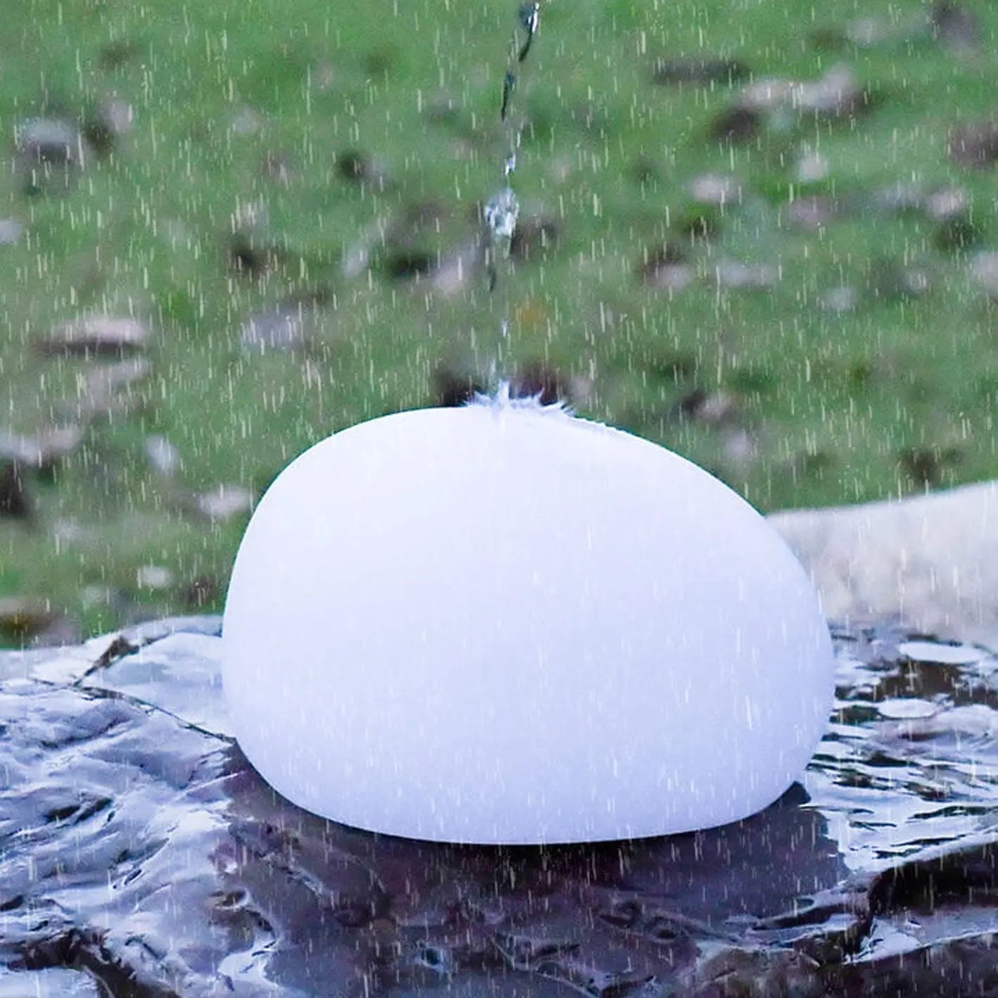 Solar Waterproof PE Spherical LED Outdoor Decorative Lawn Light Cuvalon