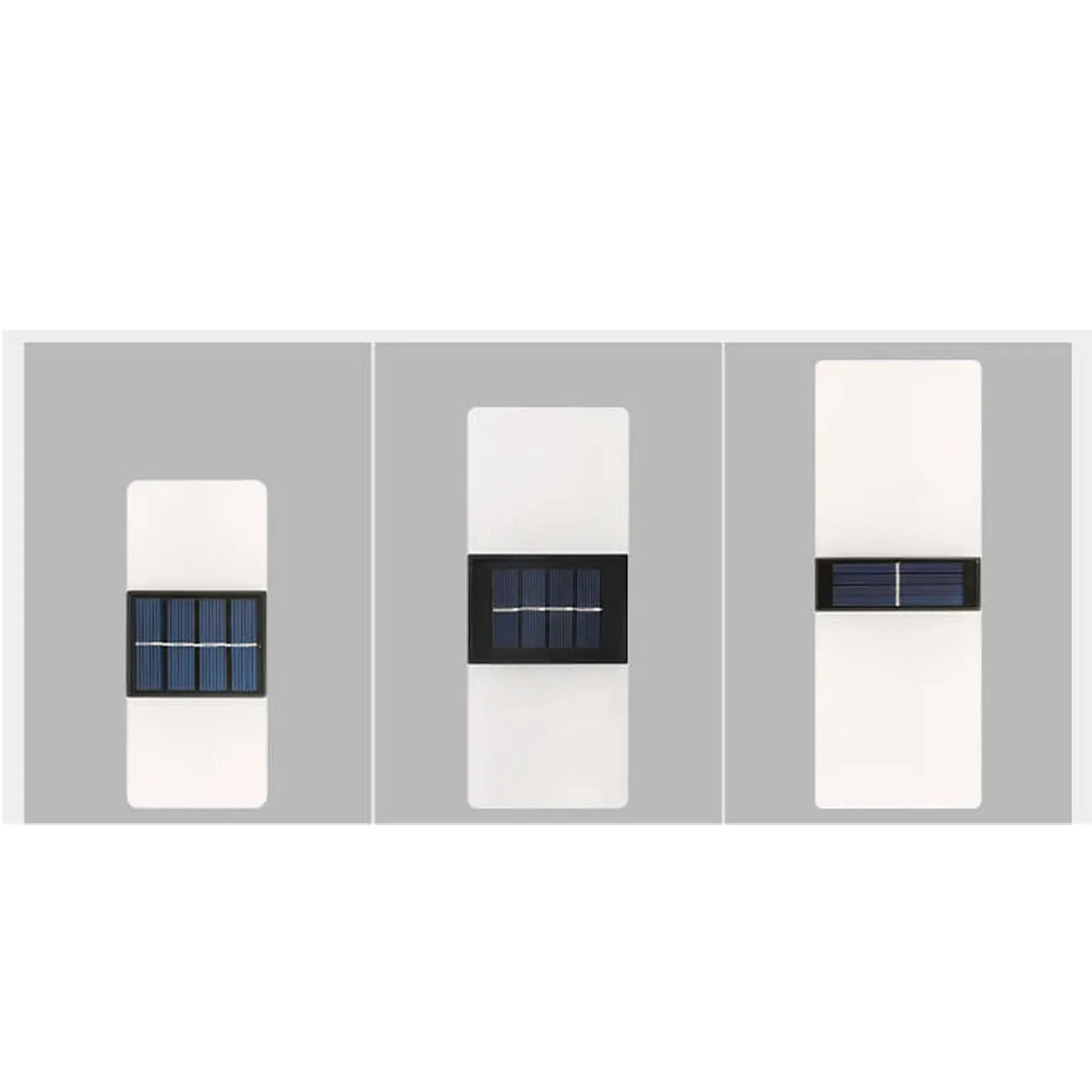 Courtyard Waterproof Acrylic LED Solar Wall Sconce Lamp Outdoor Light Cuvalon