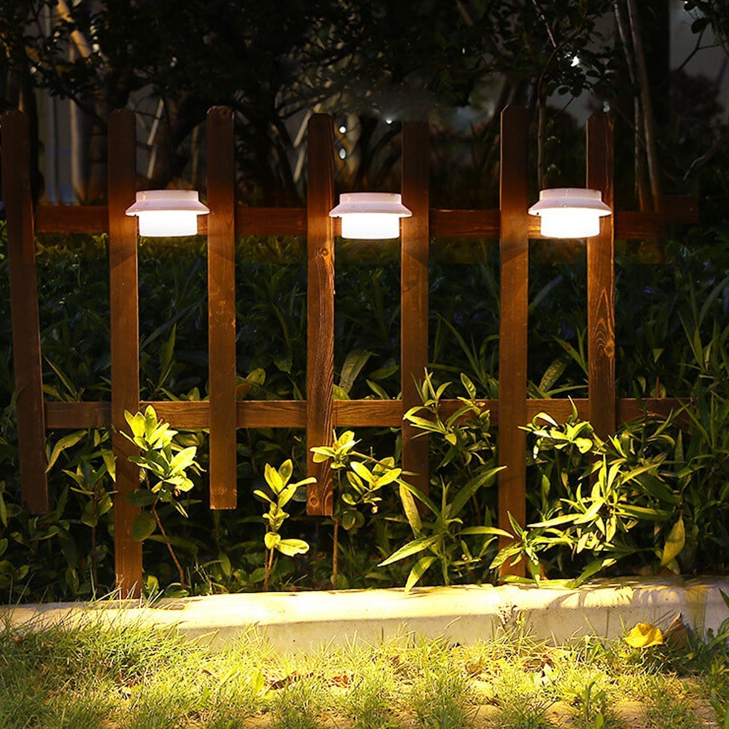 Solar Cylinder LED Outdoor Waterproof Fence Wall Sconce Lamp Cuvalon