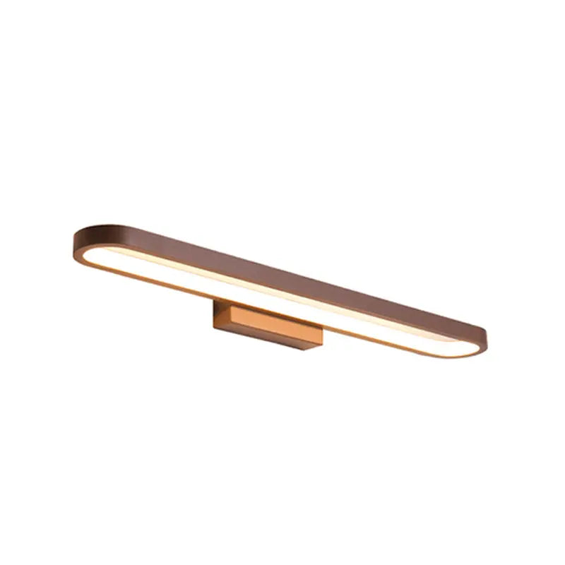 European Minimalist Circular Aluminum Vanity Light LED Mirror Front Wall Sconce Lamp Cuvalon