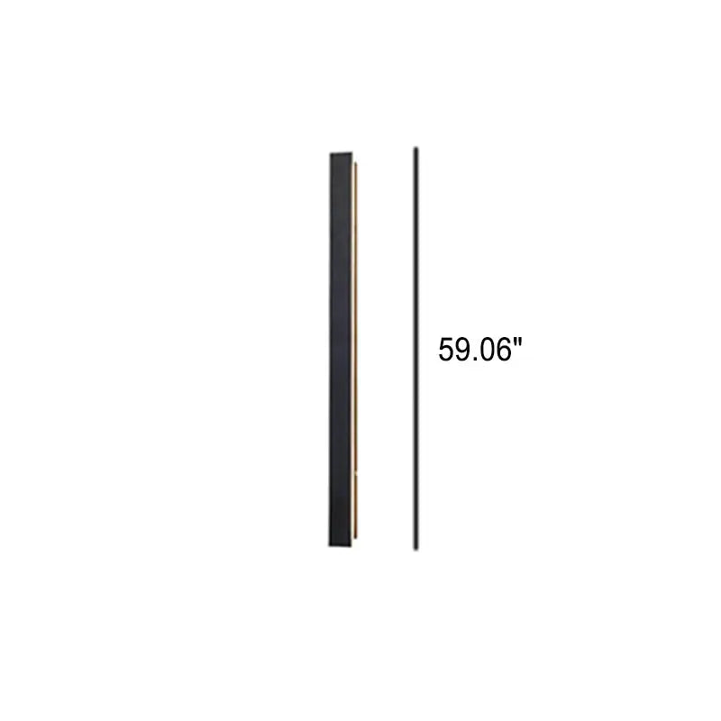 Retro Outdoor Rectangular Strip Waterproof LED Wall Sconce Lamp Cuvalon