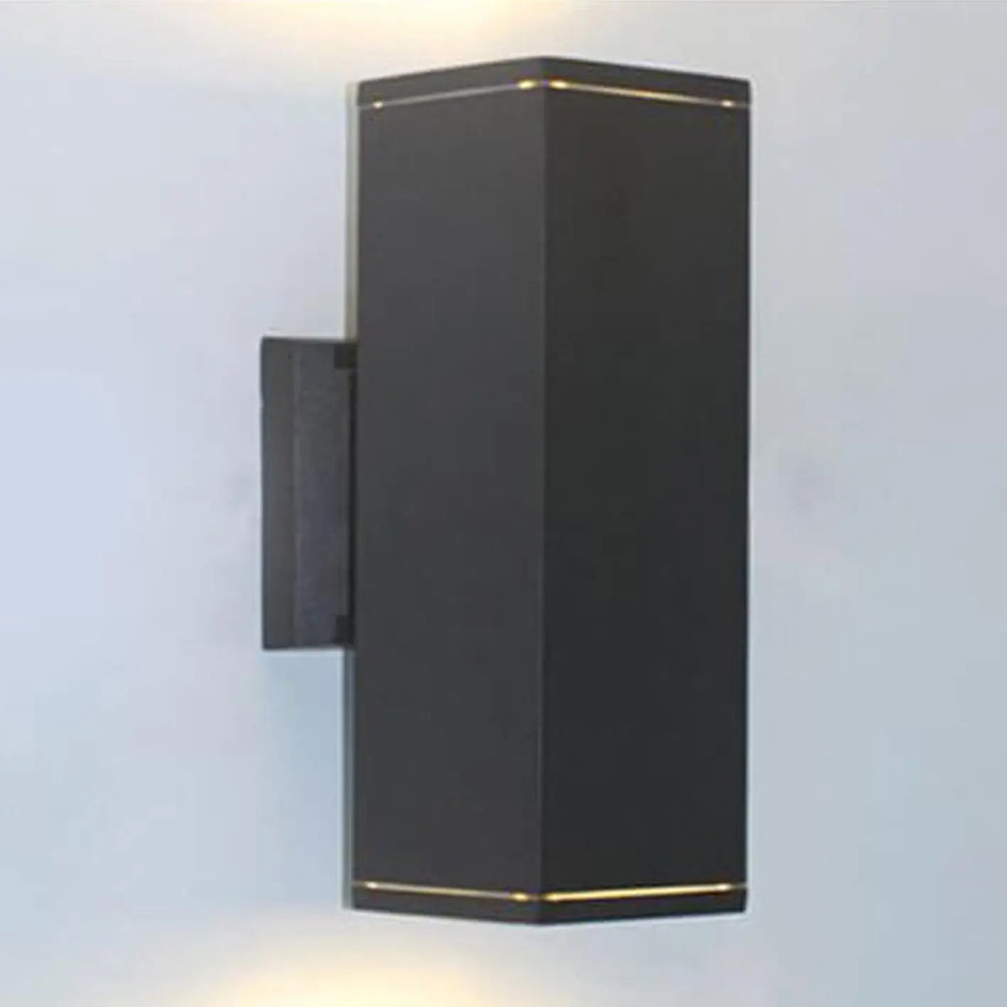Modern Minimalist Square Column LED Luminous Outdoor Waterproof Wall Sconce Lamp Cuvalon