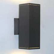 Modern Minimalist Square Column LED Luminous Outdoor Waterproof Wall Sconce Lamp Cuvalon