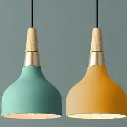 Creative Modern Macaron Disc Art 1-Light Pendant Light Cuvalon