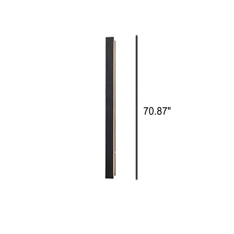 Retro Outdoor Rectangular Strip Waterproof LED Wall Sconce Lamp Cuvalon