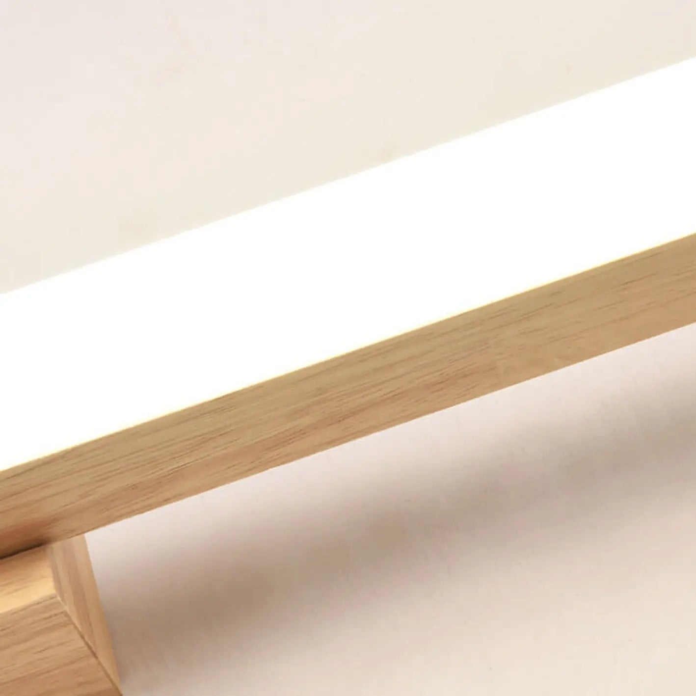 Nordic Minimalist Wooden Long Strip Vanity Light LED Wall Sconce Lamp Cuvalon