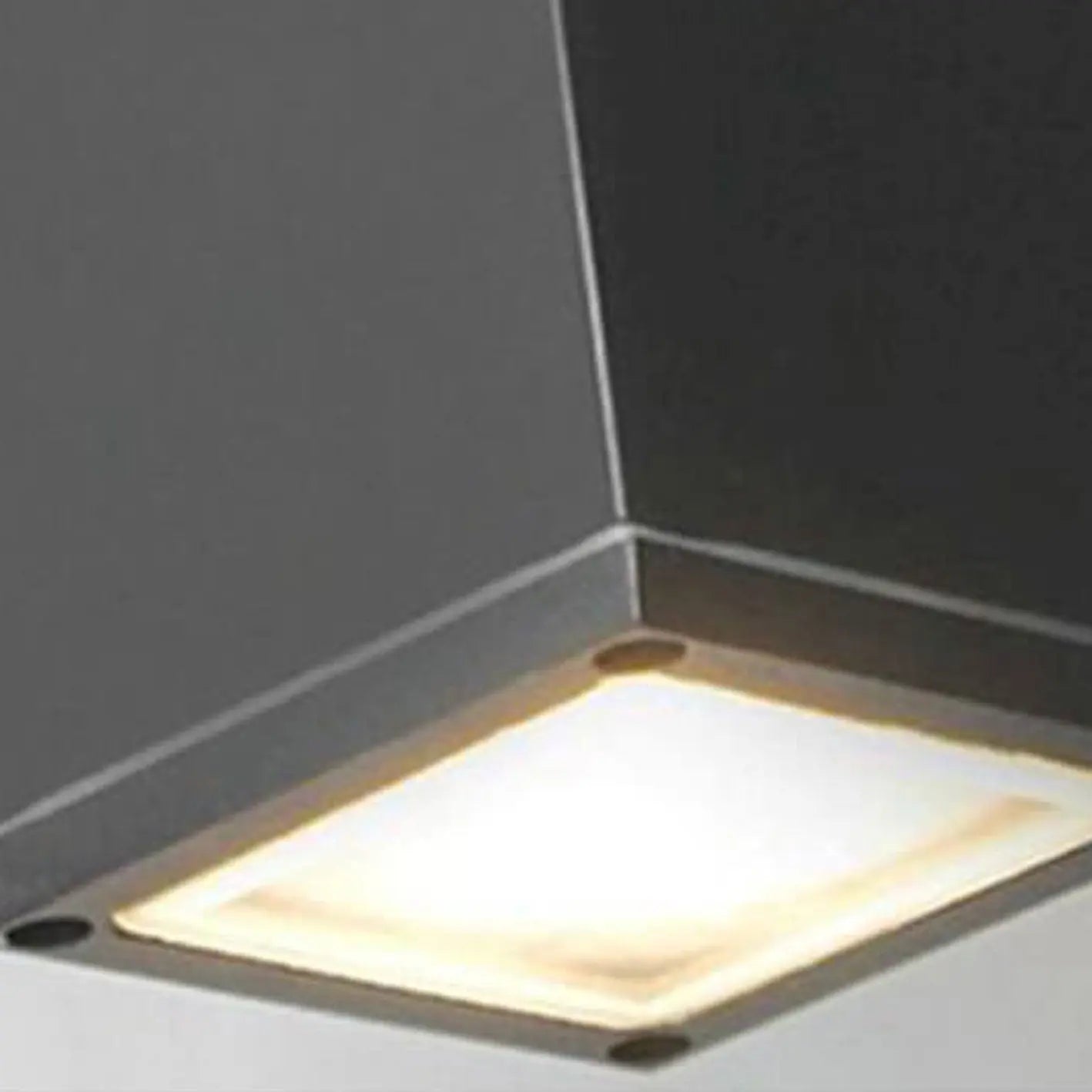 Modern Minimalist Square Column LED Luminous Outdoor Waterproof Wall Sconce Lamp Cuvalon