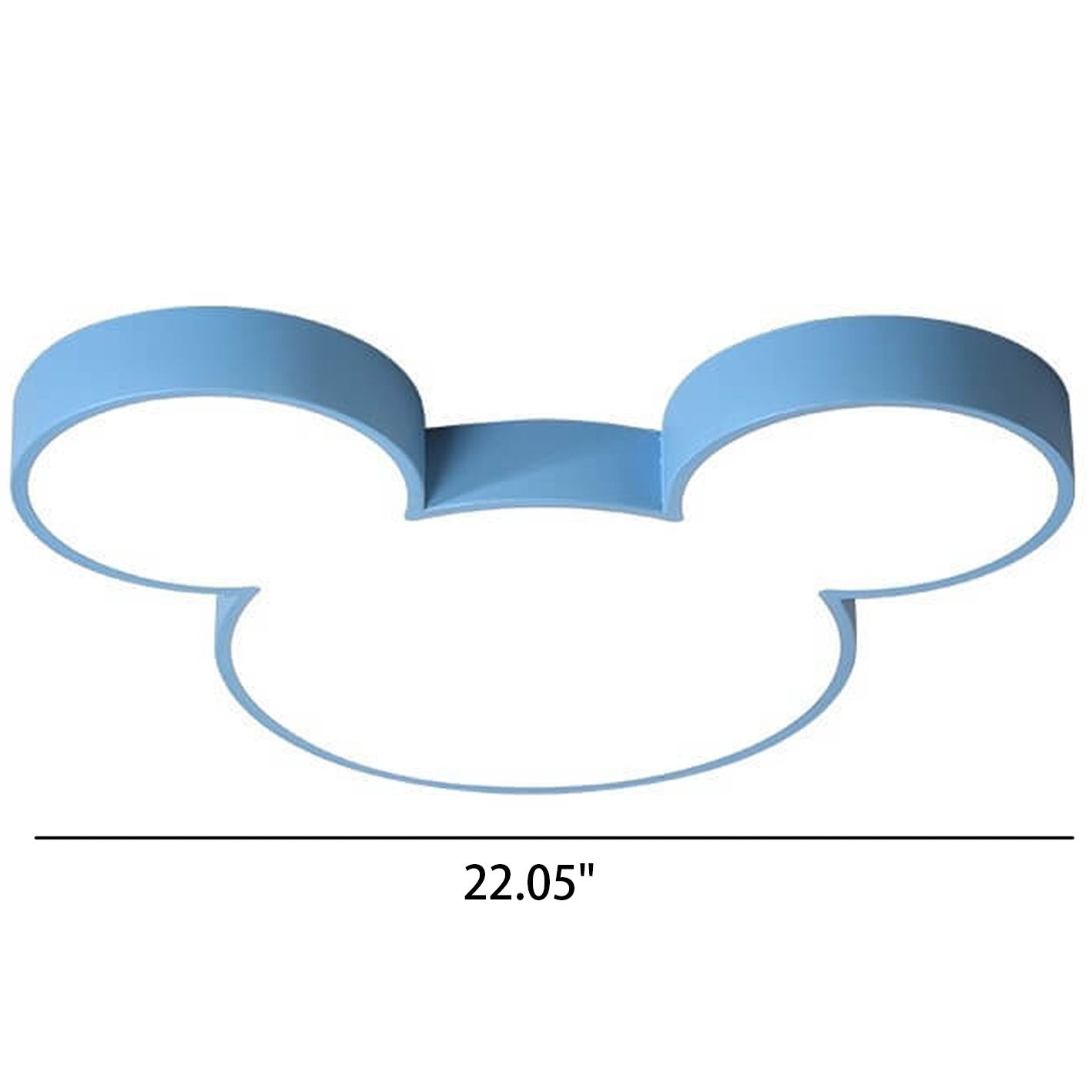 Mouse Cartoon Slim LED Flush Mount Ceiling Light Cuvalon