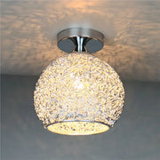 Modern Colorful 1-Light Dome Semi-Flush Mount Light Cuvalon