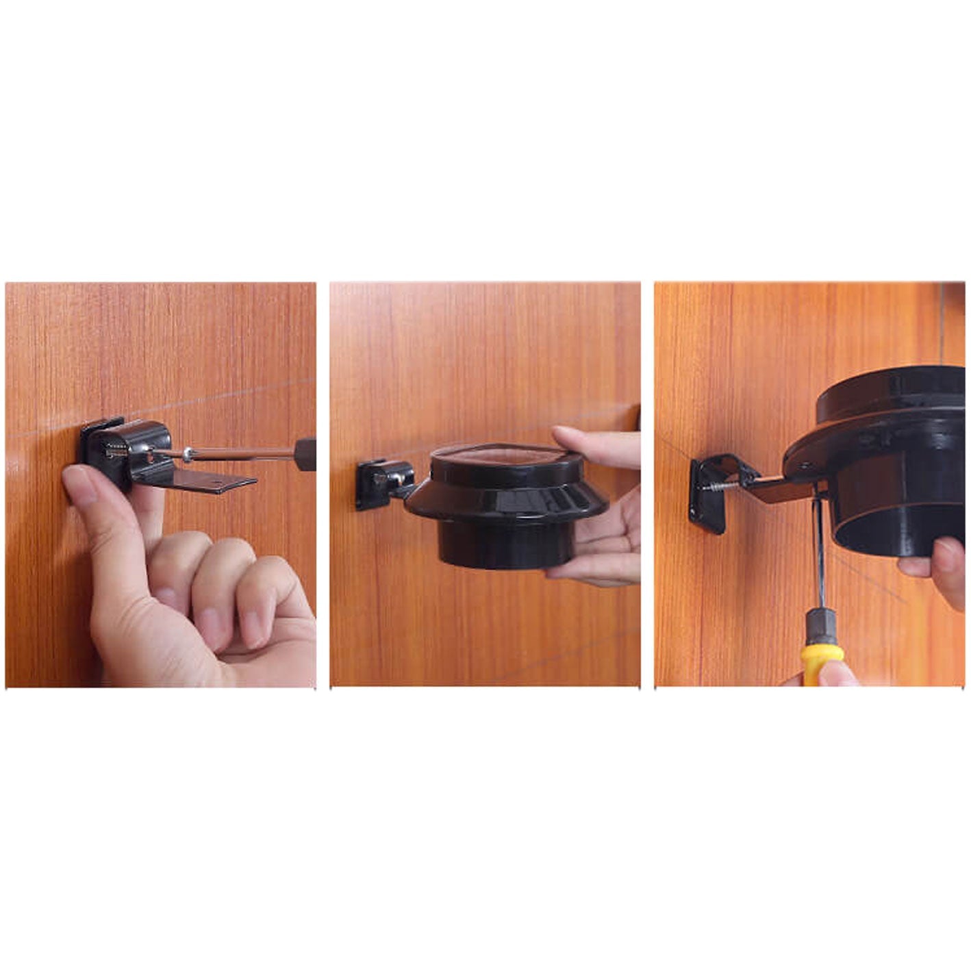 Solar Cylinder LED Outdoor Waterproof Fence Wall Sconce Lamp Cuvalon