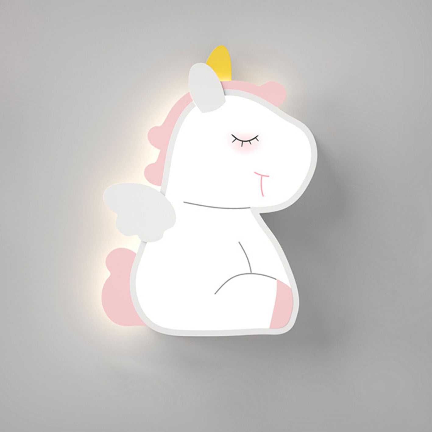 Creative Cartoon Rabbit Unicorn Kids LED Wall Sconce Lamp Cuvalon