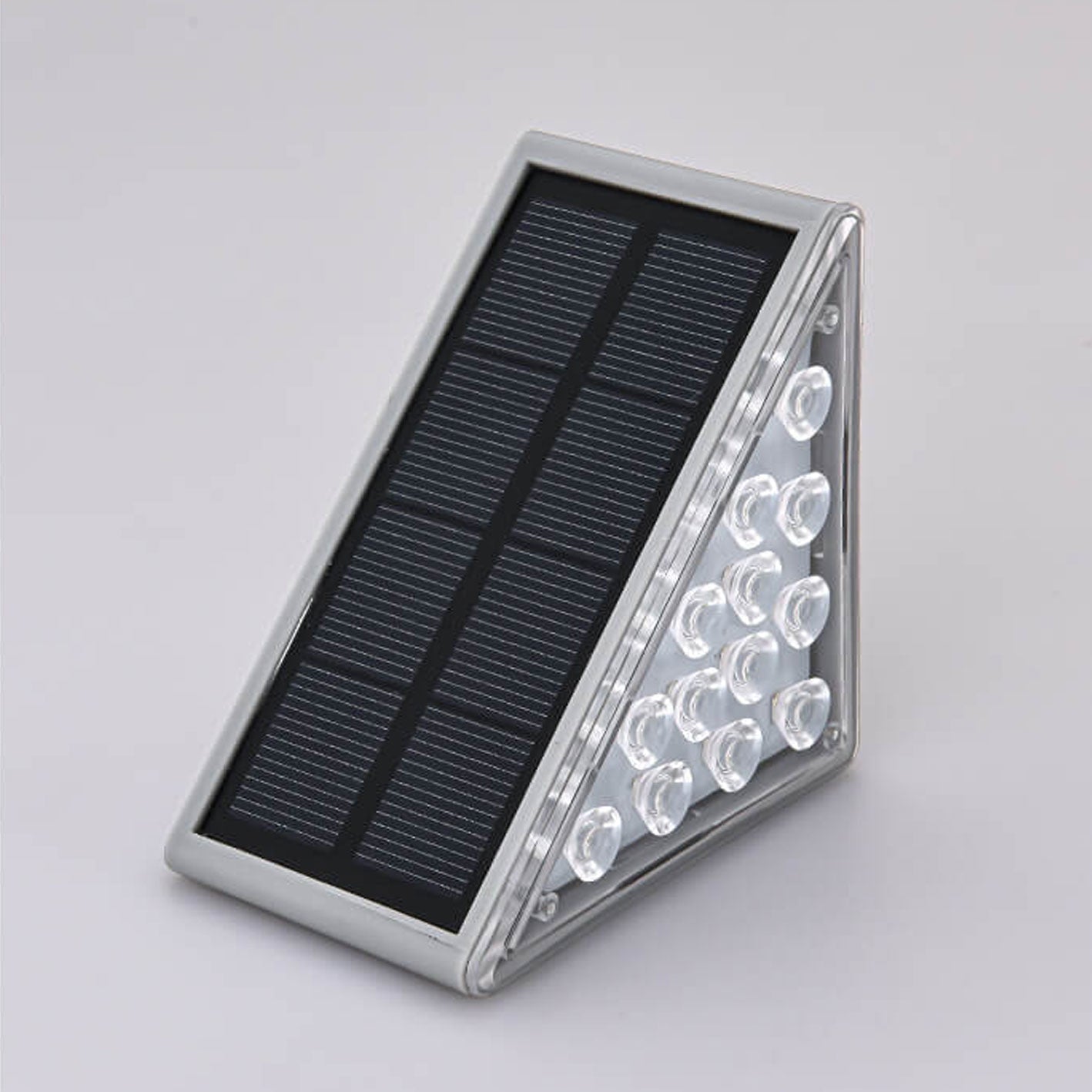 Solar Waterproof Stereo Triangle LED Outdoor Stair Lamp Cuvalon