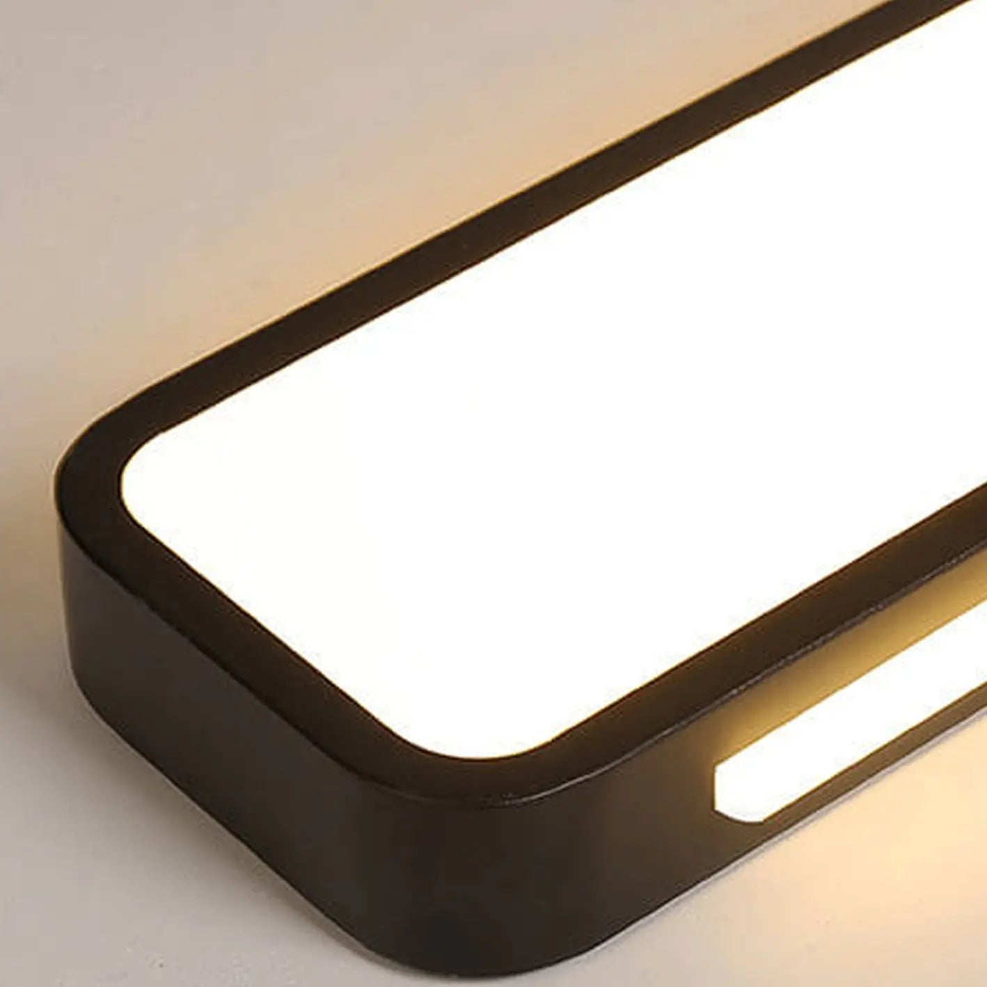 Nordic Minimalist Long LED Flush Mount Ceiling Light Cuvalon