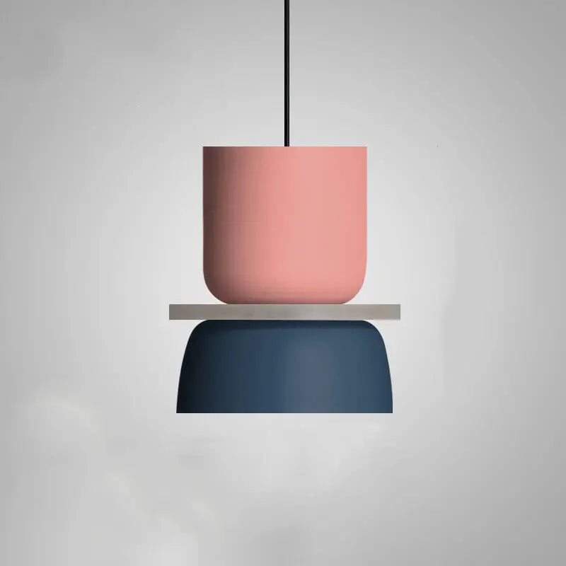 Nordic Colorful Macaron 1-Light LED Pendant Light Cuvalon