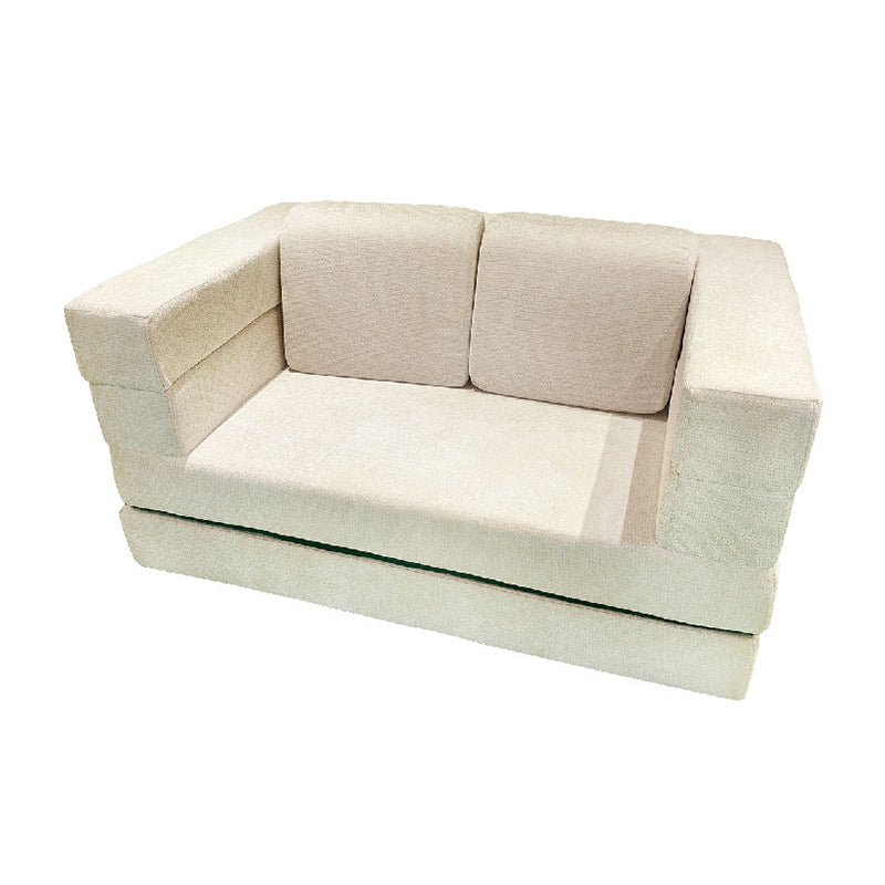 Modern Minimalist Foldable Sofa Bed For Living Room & Bedroom - Chenille Compression Convertible Couch With High Resilience Foam For Small Spaces Cuvalon