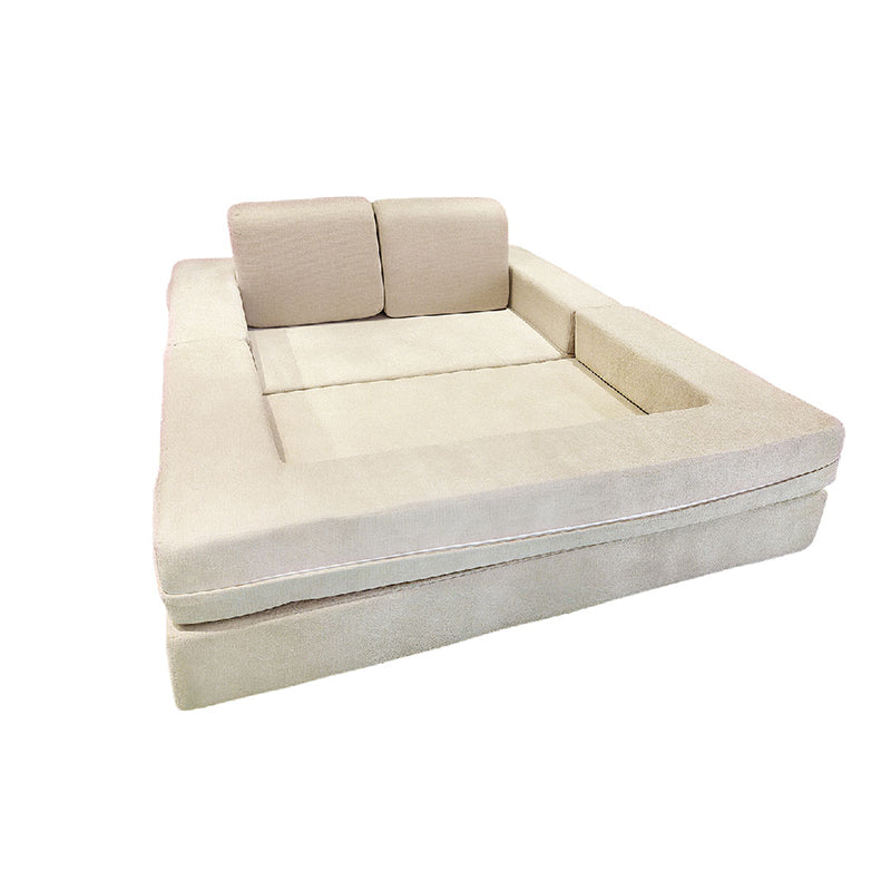 Modern Minimalist Foldable Sofa Bed For Living Room & Bedroom - Chenille Compression Convertible Couch With High Resilience Foam For Small Spaces Cuvalon