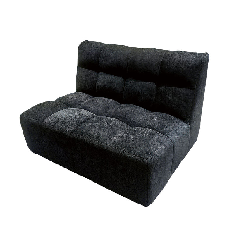 Modern Minimalist Chenille Compression Sofa - Frame-Free High Resilience Foam Portable Couch In Single & Loveseat Options For Living Room Cuvalon