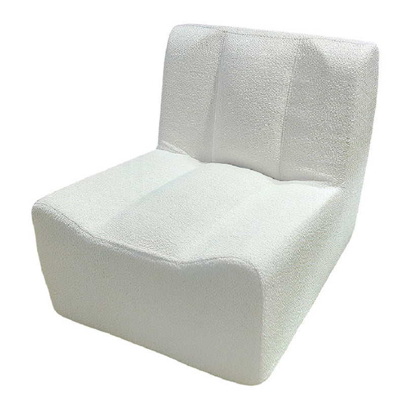 Modern Minimalist Sherpa Compression Sofa - Frame-Free High Resilience Foam Couch For Living Room Cuvalon
