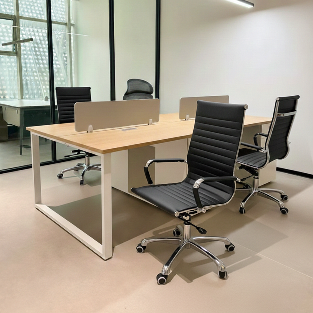Modern Ergonomic High Back Leather Aluminum Alloy Oxford Fabric Office Chair Adjustable Swivel Executive Desk Chair With Lumbar Support Reclining Function For Home Office Cuvalon