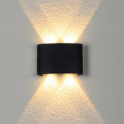 Modern Minimalist Aluminum Acrylic Waterproof LED Wall Sconce Lamp For Outdoor Patios Cuvalon