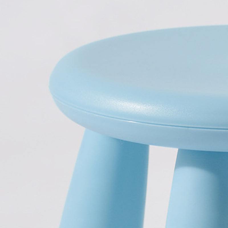 Modern Minimalist Cylindrical Kid PP Low Stool Backless Armless For Living Room Cuvalon