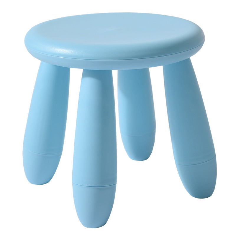 Modern Minimalist Cylindrical Kid PP Low Stool Backless Armless For Living Room Cuvalon