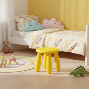 Modern Minimalist Cylindrical Kid PP Low Stool Backless Armless For Living Room Cuvalon