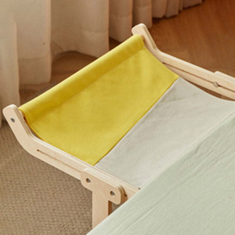 Modern Minimalist Rectangular Multi-Layer Plywood Cotton Linen Stainless Steel Hanging Cat Bed 2-Leg For Bedroom Cuvalon