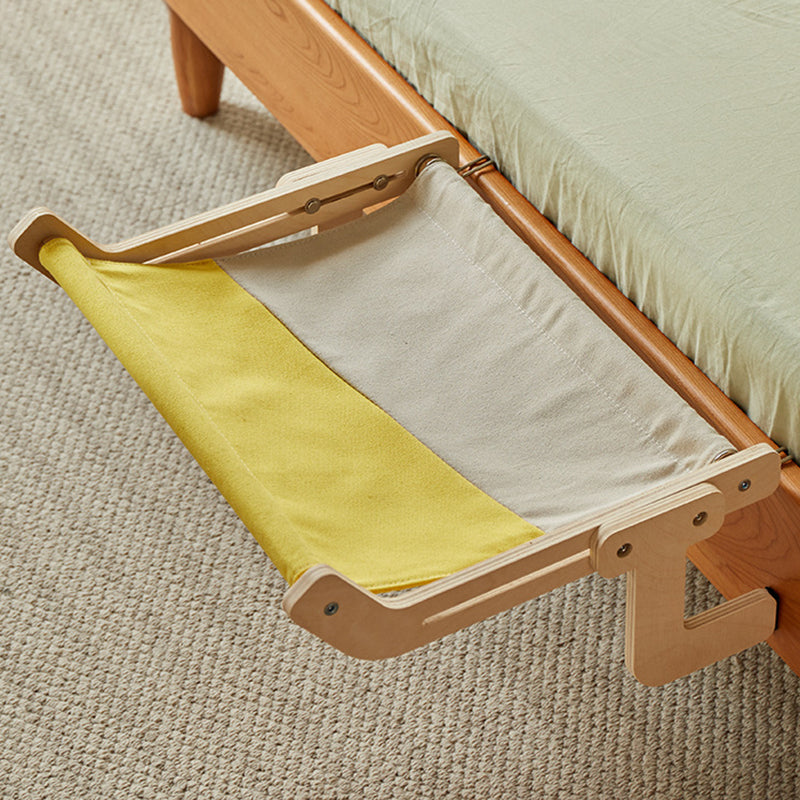 Modern Minimalist Rectangular Multi-Layer Plywood Cotton Linen Stainless Steel Hanging Cat Bed 2-Leg For Bedroom Cuvalon