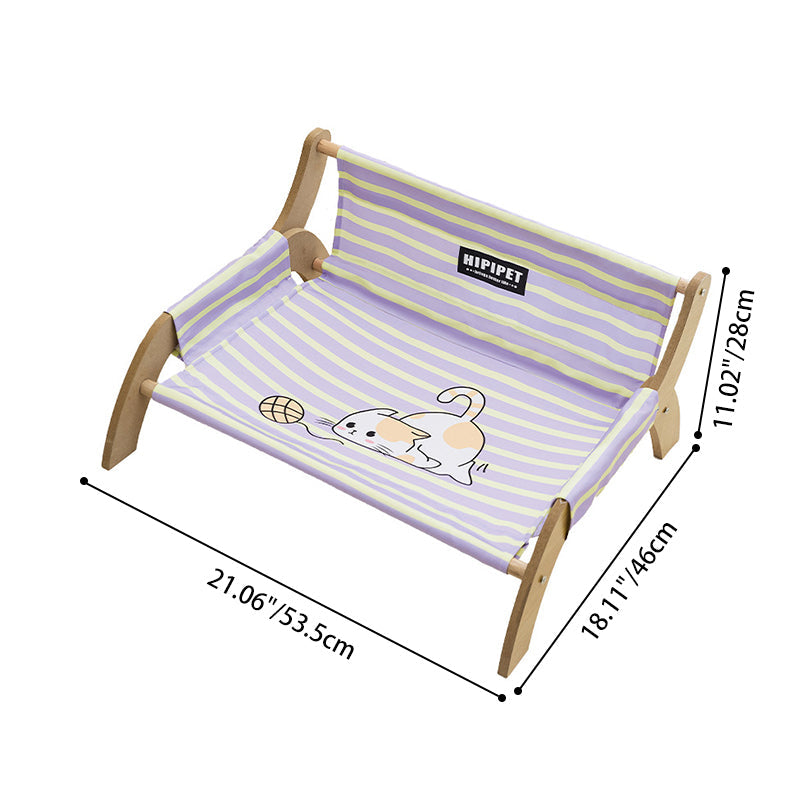 Modern Minimalist Rectangular Medium Density Fiberboard Canvas Dog Cat Bed Backrest Armrest For Bedroom Cuvalon
