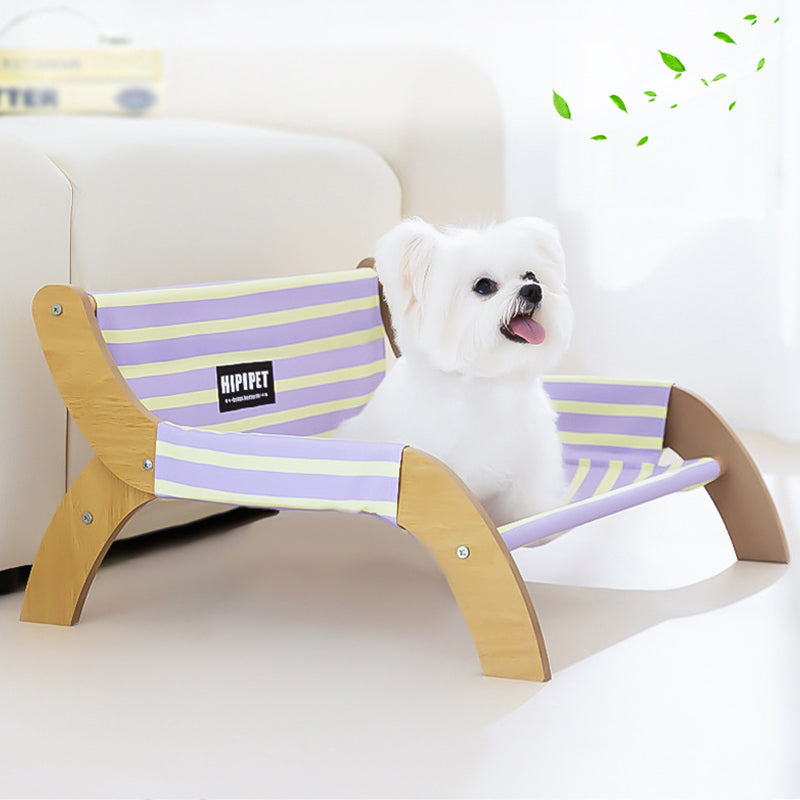 Modern Minimalist Rectangular Medium Density Fiberboard Canvas Dog Cat Bed Backrest Armrest For Bedroom Cuvalon