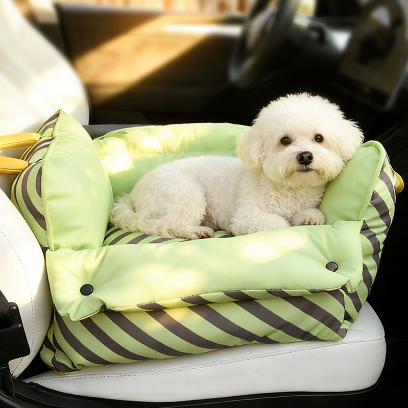 Contemporary Creative Rectangular Nylon-Woven Iron Oxford Fabric Anti-Slip Dotted Fabric Car Cat Bed Dog Bed For Bedroom Cuvalon