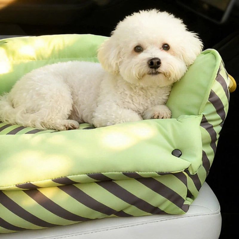Contemporary Creative Rectangular Nylon-Woven Iron Oxford Fabric Anti-Slip Dotted Fabric Car Cat Bed Dog Bed For Bedroom Cuvalon