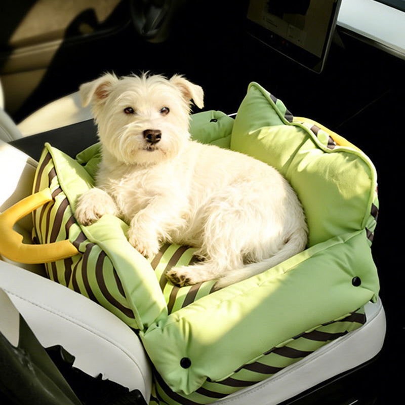 Contemporary Creative Rectangular Nylon-Woven Iron Oxford Fabric Anti-Slip Dotted Fabric Car Cat Bed Dog Bed For Bedroom Cuvalon