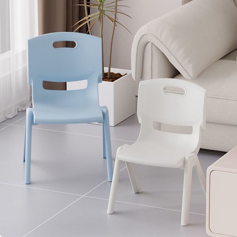 Contemporary Scandinavian Square PP Stackable Backrest Kids Low Stool For Living Room Cuvalon