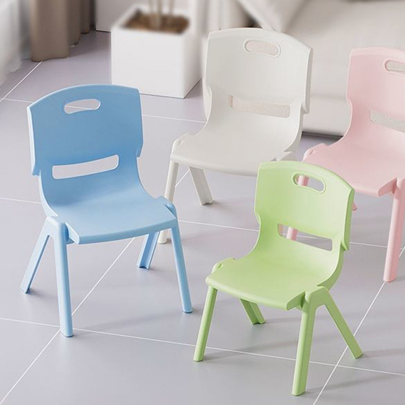 Contemporary Scandinavian Square PP Stackable Backrest Kids Low Stool For Living Room Cuvalon
