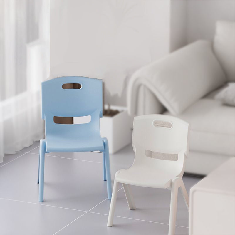Contemporary Scandinavian Square PP Stackable Backrest Kids Low Stool For Living Room Cuvalon