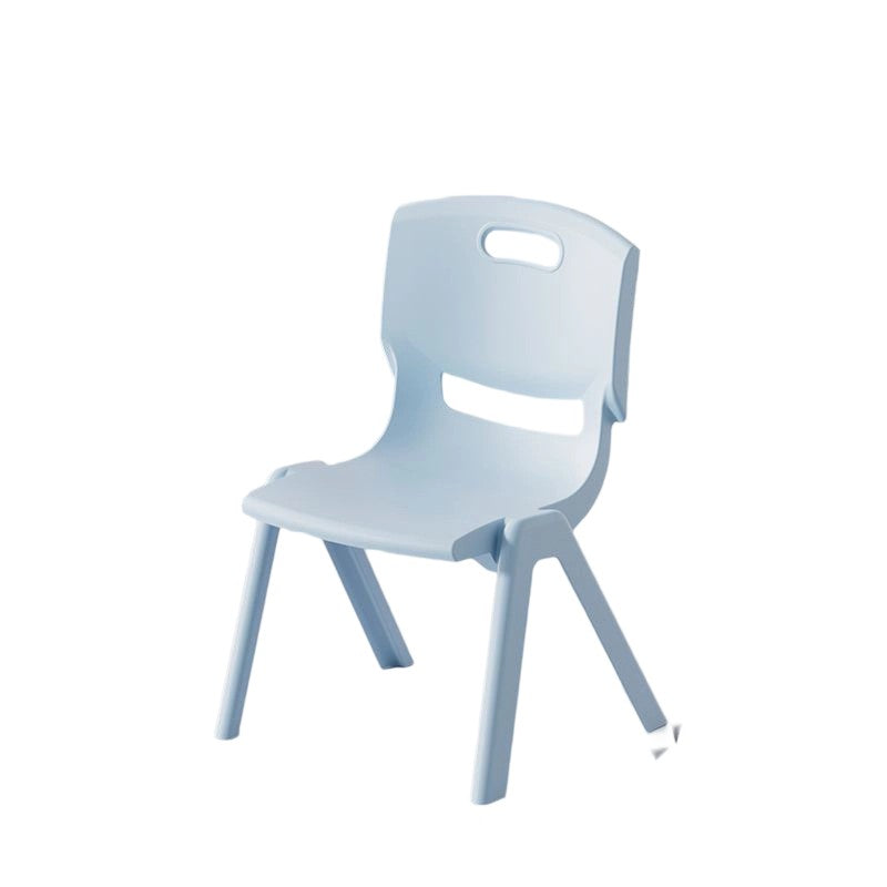 Contemporary Scandinavian Square PP Stackable Backrest Kids Low Stool For Living Room Cuvalon