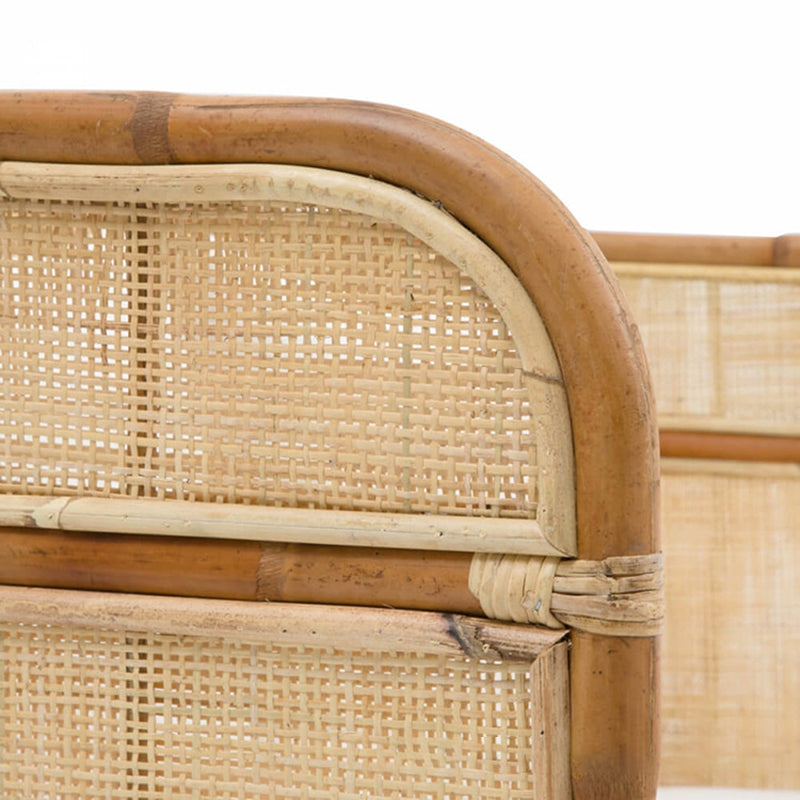 Traditional Chinese Backrest Armrest Sofa: Natural Indonesian Rattan & Handwoven - Waterproof Cushion Zen-Style Chair For Living Room Cuvalon
