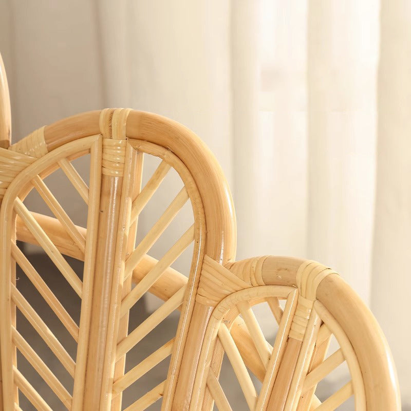 Handcrafted Indonesian Rattan Accent Chair - Boho Handwoven And Breathable Comfort For Living Room & Bedroom Cuvalon