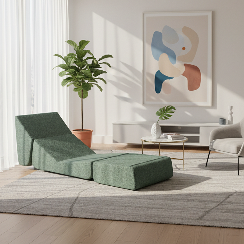 Flexible Space-Saving Compressed Sofa - Nordic Compressible, Frame-Free, 35D High Resilience Sponge For Comfort For Living Room & Bedroom Cuvalon