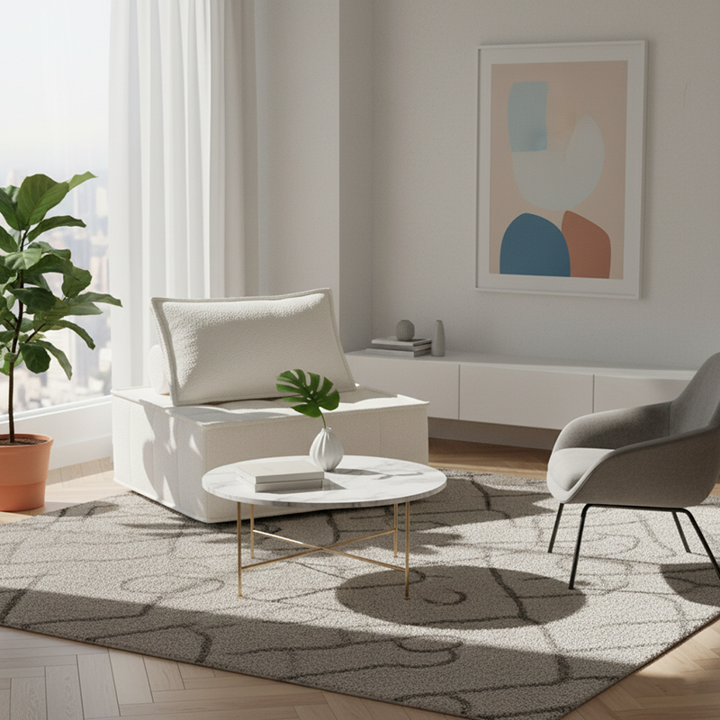 Convenience & Ergonomic Compression Sofa - Nordic Perfect Blend Of Comfort And Functionality For Living Room & Bedroom Cuvalon