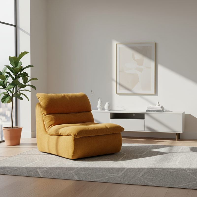 35D Sponge Compressible Sofa - Nordic Perfect Blend Of Comfort, Sustainability, And Convenience For Living Room & Bedroom Cuvalon